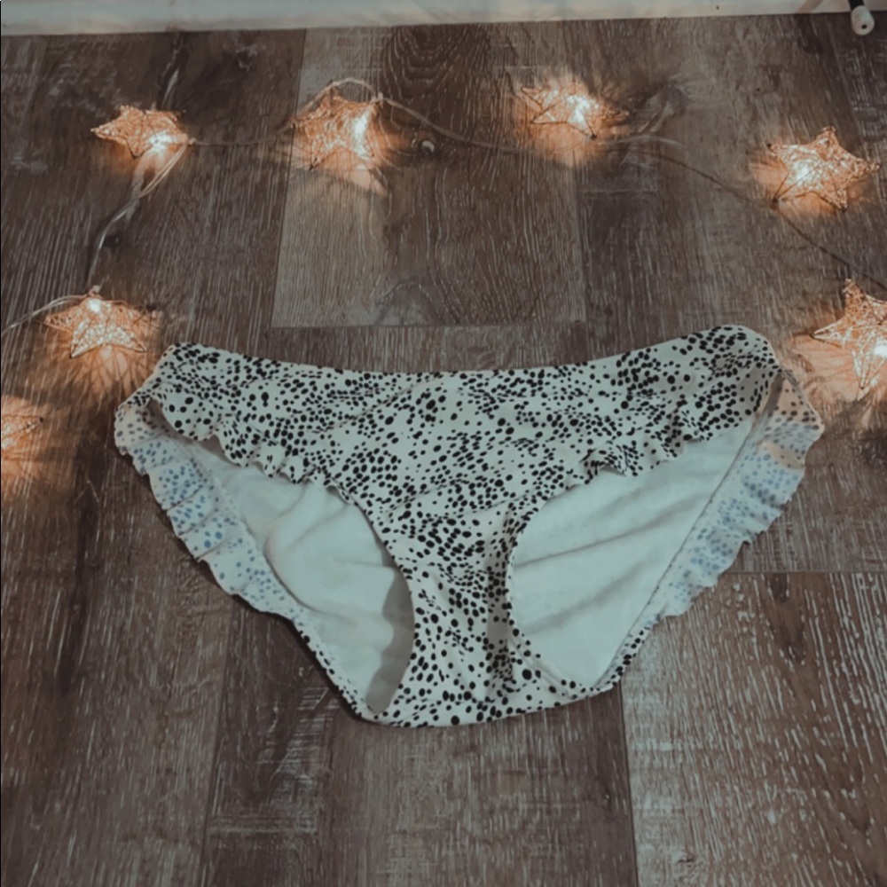Dalmation print swimsuit bottoms for $12.50 with great quality!